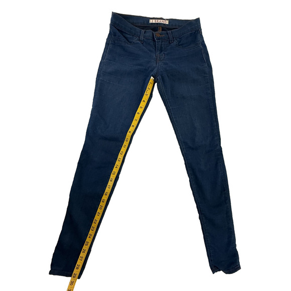 J Brand Jeans Womens 26 Blue Skinny Stretch Denim Classic Mid Rise Fitted Pants - Picture 3 of 7